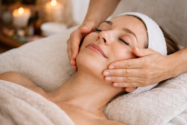 Soins visage haut de gamme à domicile